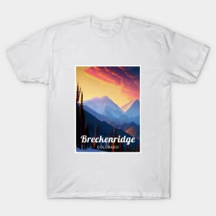 Breckenridge Colorado United States ski T-Shirt